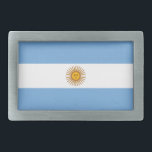 Boucle De Ceinture Rectangulaire Drapeau de l'Argentine Belt Buckle<br><div class="desc">Drapeau de l'Argentine Belt Buckle</div>