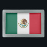 Boucle De Ceinture Rectangulaire Drapeau du Mexique, Bandera de la République mexic<br><div class="desc">Histoire et signification du drapeau mexicain Le drapeau mexicain, aux couleurs vives et aux symboles distinctifs, revêt une profonde importance historique et culturelle pour le peuple mexicain. La conception actuelle du drapeau, avec un aigle d'or perché sur un cactus de poire piqueux dévorant un serpent, est en usage depuis 1968....</div>