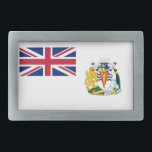 Boucle De Ceinture Rectangulaire Drapeau du territoire antarctique britannique<br><div class="desc">Drapeau patriotique du Territoire Antarctique britannique.</div>