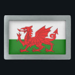 Boucle De Ceinture Rectangulaire Drapeau gallois dragon rouge gallois<br><div class="desc">Le drapeau du Welsh Baner Cymru ou Y Ddraig Goch,  c'est-à-dire le dragon rouge est un passant de dragon rouge sur un terrain vert et blanc. #wales #welsch #cymru,  #dragon #flag</div>