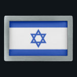 Boucle De Ceinture Rectangulaire Drapeau Israël Belt Buckle<br><div class="desc">Drapeau Israël Belt Buckle</div>