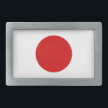Boucle De Ceinture Rectangulaire Drapeau japonais<br><div class="desc">Hapanèse. boucle de ceinture</div>