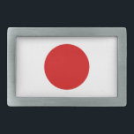 Boucle De Ceinture Rectangulaire Drapeau japonais<br><div class="desc">Hapanèse. boucle de ceinture</div>