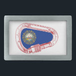 Boucle De Ceinture Rectangulaire Drapeau New Hampshire Escalade carabiner<br><div class="desc">Pawtuckaway,  Cannon Cliff,  les White Mountains...  Le New Hampshire a des opportunités d'escalades pour satisfaire vos moindres désirs. De la roche,  de l'éboulement ou de l'alpinisme,  grimpez au New Hampshire !</div>