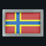 Boucle De Ceinture Rectangulaire Drapeau Orkney Belt Buckle<br><div class="desc">Belt Buckle avec design avec un drapeau du comté historique d'Orkney,  en Ecosse,  Grande-Bretagne; drapeau rouge avec bleu et jaune croix nordique</div>