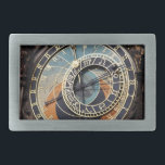 Boucle De Ceinture Rectangulaire Horloge astronomique dans Praque<br><div class="desc">photographie dans bleu et orange noirs. photographie en couleur détaillée d'un point de repère historique et médiéval,  une vieille horloge astronomique à Prague en Europe avec les signes bleus,  oranges,  et bruns,  d'astrologie et les chiffres romains. photographie dans des bleus et des oranges de noirs.</div>