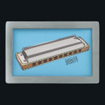 Boucle De Ceinture Rectangulaire Illustration de dessin d'Harmonica<br><div class="desc">Illustration de dessin d'Harmonica</div>