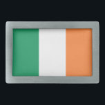 Boucle De Ceinture Rectangulaire Irlande National Flag, standard irlandais, bannièr<br><div class="desc">The Tricolor : A Symbole of Hope and Unity - The Irish Tricolor, une tapisserie vibrante de vert, blanc et orange, est devenu synonyme de l'île d'Émeraude. Ce drapeau simple mais puissant porte dans ses plis une riche histoire et un symbolisme profond. - Une naissance rebelle - Le Tricolor a...</div>