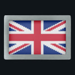 Boucle De Ceinture Rectangulaire Jack Pixel Union 8 bits<br><div class="desc">Union Pixel Jack UK Flag Vintage 8 bits Pixel Art. Globe Trotters se spécialise dans l'imagerie idiosyncratique du monde entier. Vous y trouverez des Cartes de Voeux,  Cartes Postales,  Posters,  Mousepads et plus encore.</div>
