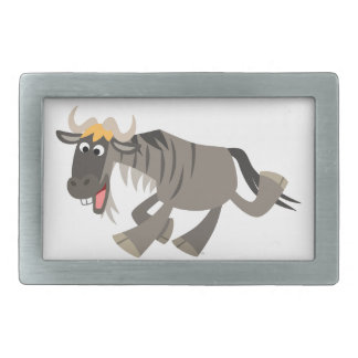 Boucle De Ceinture Rectangulaire Joli dessin animé Wildebeest Belt Buckle