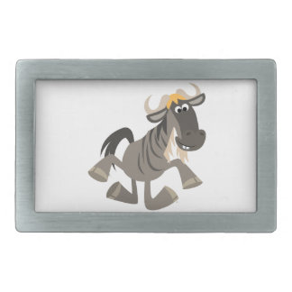 Boucle De Ceinture Rectangulaire Jote Cartoon Tap Dancing Wildebeest Belt Buckle