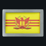 Boucle De Ceinture Rectangulaire L'armée sud-vietnamienne Belt Buckle<br><div class="desc">Ceinture militaire sud-vietnamienne</div>