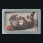 Boucle De Ceinture Rectangulaire Le berceau de chat, un chat qui joue à la balle de<br><div class="desc">Le curieux Coque de la Fille Tangée - Oliver était un curieux petit chaton, toujours désireux d'explorer son monde. Un jour, en errant dans le salon confortable, il tomba sur une boule de fil rouge vif. Ses whiskies se tordaient d'intrigue alors qu'il approchait de la boule colorée. - Avec un...</div>