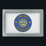Boucle De Ceinture Rectangulaire Lincoln Nebraska<br><div class="desc">Lincoln Nebraska</div>