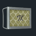 Boucle De Ceinture Rectangulaire Lumière Motif carré feuille or Lime<br><div class="desc">Un design art déco haut de gamme dans un motif géométrique à répétition or est sûr d'attirer l'attention dans votre maison ou bureau. Donnez un coup de neuf à n'importe quelle chambre aujourd'hui.</div>