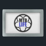 Boucle De Ceinture Rectangulaire Mountain Bike Life<br><div class="desc">You ride,  it's what you do Singletrack,  downhill,  ou on the pump track,  you're a mountain biker. Display this design to show what you're about !</div>