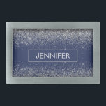 Boucle De Ceinture Rectangulaire Parties scintillant bleue Silver Navy Girl Monogra<br><div class="desc">Parties scintillant à étincelles bleu Argent et Marine Nom du monogramme Boucle de ceinture. Cela rend la graduation parfaite, doux 16 16ème, 18ème, 21ème, 30ème, 40ème, 50ème, 60ème, 70ème, 80ème, 90ème, 100ème anniversaire, mariage, douche nuptiale, anniversaire, baby shower ou cadeau de fête de bachelorette pour quelqu'un qui aime les styles...</div>