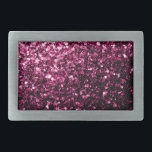 Boucle De Ceinture Rectangulaire Parties scintillant rose foncé brillant<br><div class="desc">De belles parties scintillant roses brillantes et girly brillent. Photo de rose étincelle pas de parties scintillant !</div>