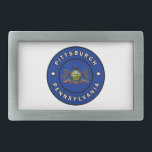 Boucle De Ceinture Rectangulaire Pittsburgh Pennsylvanie<br><div class="desc">Pittsburgh Pennsylvanie</div>
