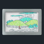 Boucle De Ceinture Rectangulaire Quelque part / Parfois dessin de rêve de dessin an<br><div class="desc">L'herbe est-elle vraiment plus verte de l'autre côté ? Qui peut décider de quel côté vous êtes ?</div>