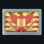 Boucle De Ceinture Rectangulaire République de drapeau de forces militaires du<br><div class="desc">Le drapeau de la République des forces militaires du Vietnam (pré 1975). Utilisé à partir de 1955 à 1975.</div>