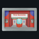 Boucle De Ceinture Rectangulaire Retro Movie Theater Belt Buckle<br><div class="desc">Les étoiles sont en pleine force sur ce Retro Movie Theater Belt Buckle - à la fois les étoiles dans le ciel nocturne et les étoiles sur l'écran d'argent. Ce style des années 1960, minimaliste, présente l'extérieur d'une maison de cinéma classique de l'âge d'or du cinéma. Le bâtiment rouge a...</div>