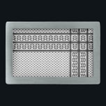 Boucle De Ceinture Rectangulaire Symbole Keffiyeh de la Palestine Motif de résistan<br><div class="desc">Si l'on remonte aux années 1960 et à l'émergence du mouvement de résistance palestinienne, l'homme politique palestinien de premier plan, Yasser Arafat, a renforcé ce sens derrière le keffiyeh. Le keffiyeh est devenu la marque de commerce personnelle d’Arafat en le drapant sur son épaule droite pour ressembler à la carte...</div>