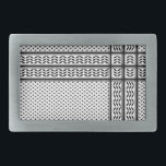 Boucle De Ceinture Rectangulaire Symbole Keffiyeh de la Palestine Motif de résistan<br><div class="desc">Si l'on remonte aux années 1960 et à l'émergence du mouvement de résistance palestinienne, l'homme politique palestinien de premier plan, Yasser Arafat, a renforcé ce sens derrière le keffiyeh. Le keffiyeh est devenu la marque de commerce personnelle d’Arafat en le drapant sur son épaule droite pour ressembler à la carte...</div>