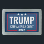 Boucle De Ceinture Rectangulaire Trump 2024 Gardez l'Amérique grande - bleu rouge<br><div class="desc">Une conception qui soutient la campagne de réélection du président Trump. Un aménagement moderne et minimaliste qui tiendra notre place dans une foule. L'arrière - plan bleu marine peut être changé sur ce modèle parfait pour Donald Trump. Ce design classique est audacieux et facile à lire. Trump est très grand...</div>