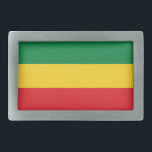 Boucle De Ceinture Rectangulaire Vert, or (jaune) et drapeau de couleurs rouges<br><div class="desc">Couleurs de vert,  d'or (jaune) et de drapeau rouge. 

T-shirts alternatifs vintages de hip hop de vieille école habillement,  casquettes,  autocollants,  cas intelligents de téléphone et plus.</div>