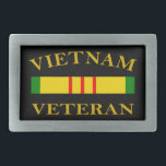 Boucle De Ceinture Rectangulaire Vétérinaire du Vietnam<br><div class="desc">Vietnam Vétérinaire design Les vétérans de la guerre du Vietnam fait un beau cadeau pour un vétéran du Vietnam</div>