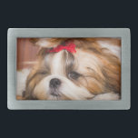 Boucle De Ceinture Rectangulaire Votre chiot chien animal de compagnie photo person<br><div class="desc">Customisez-le avec Votre photo d'animaux de compagnie,  de chiens,  de chats...  Beau cadeau personnalisé pour les amoureux des animaux.</div>