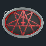 Boucle de ceinture satanique ovale<br><div class="desc">MONDE SATANIQUE</div>