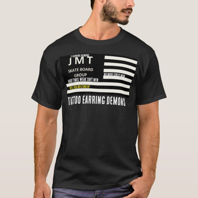 Boucle d'oreille Tatouage T-Shirt (Devant)