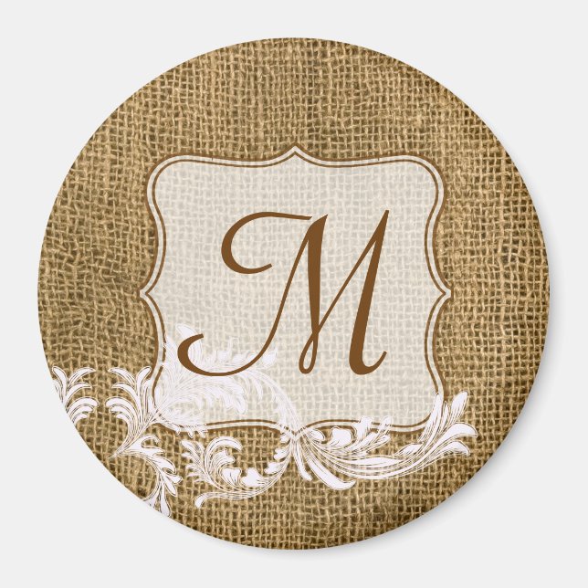 Boucle Pays Dentelle Appliquée Monogramme Aimant i (Devant)
