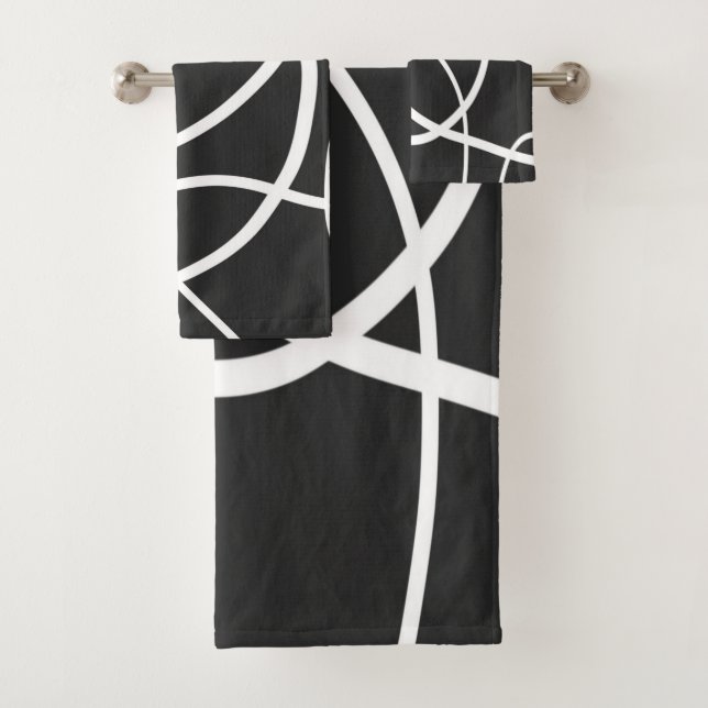 Boucles blanches contre Arrière - plan noir (En situation)