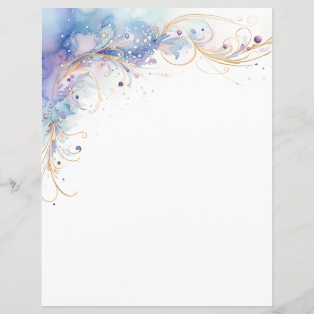 Boucles d'aquarelle (Dos)