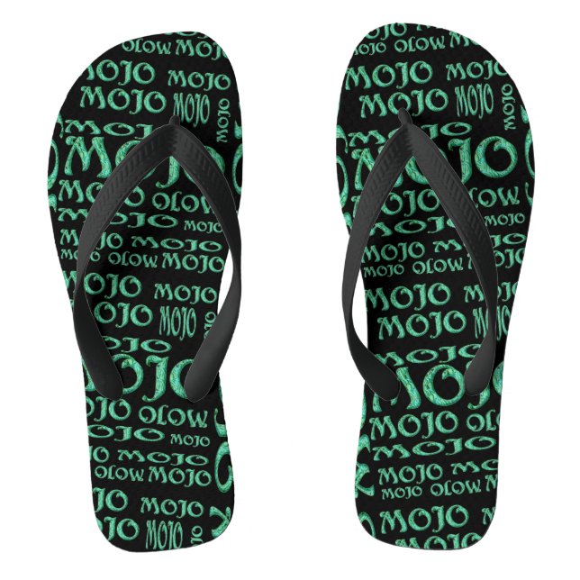 Boucles de tongs noirs mojo (Semelle)