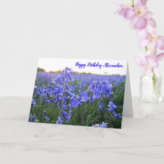 Boucles d'or - Carte d'anniversaire personnalisée