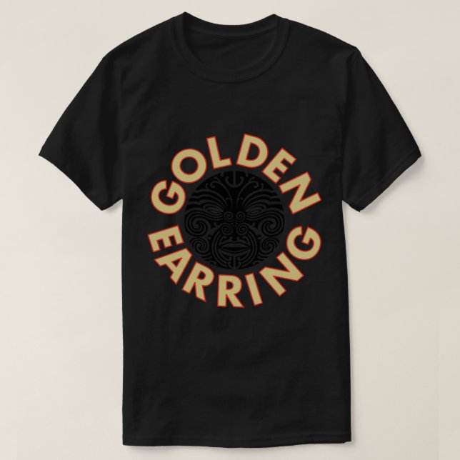 Boucles D'Oreille D'Or Face It Classic T-Shirt (Design devant)
