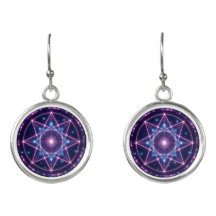 Boucles d'oreilles de la géométrie sacrée