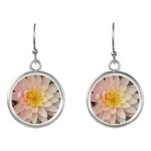 Boucles d'oreilles de Lys d'eau - Argent