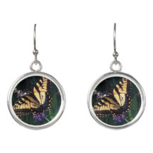 Boucles d'oreilles en goutte d'argent Swallowtail