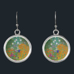 Boucles D'oreilles Gustav Klimt - Jardin des fleurs<br><div class="desc">Jardin aux fleurs - Gustav Klimt en 1905-1907</div>