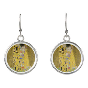Boucles D'oreilles Gustav Klimt - Le baiser