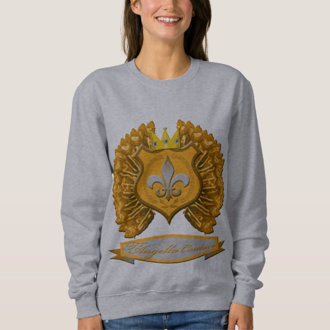 Bouclier Brown, couronne et sweatshirt d'ailes (Devant)