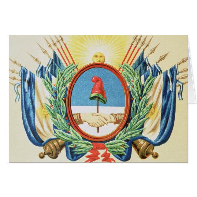 Bouclier de la confédération de l'Argentine (Devant horizontal)
