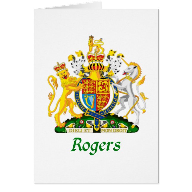 Bouclier de Rogers de la Grande-Bretagne (Devant)