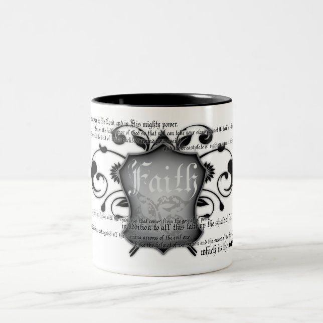 Bouclier de tasse chrétienne de la foi (armure de (Centre)
