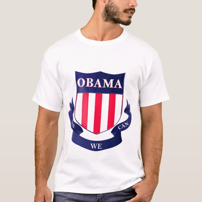 Bouclier d'Obama et T-shirt des Etats-Unis (Devant)